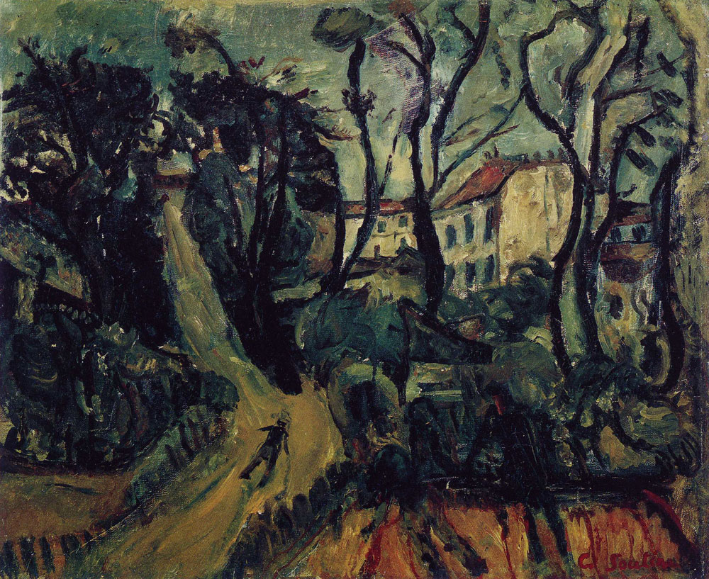 Chaim Soutine - Landscape with Houses