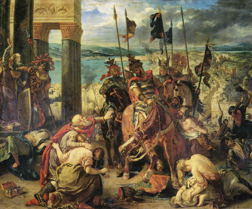 Eugene Delacroix - The Taking of Constantinople by the Crusaders