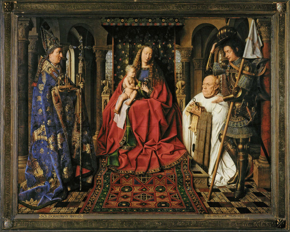 Jan van Eyck - Madonna of Canon van der Paele