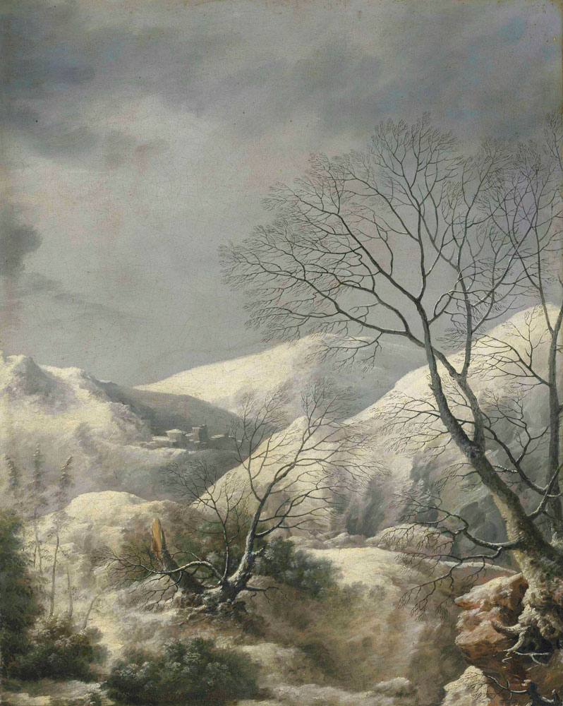 Francesco Foschi - An extensive winter mountainscape