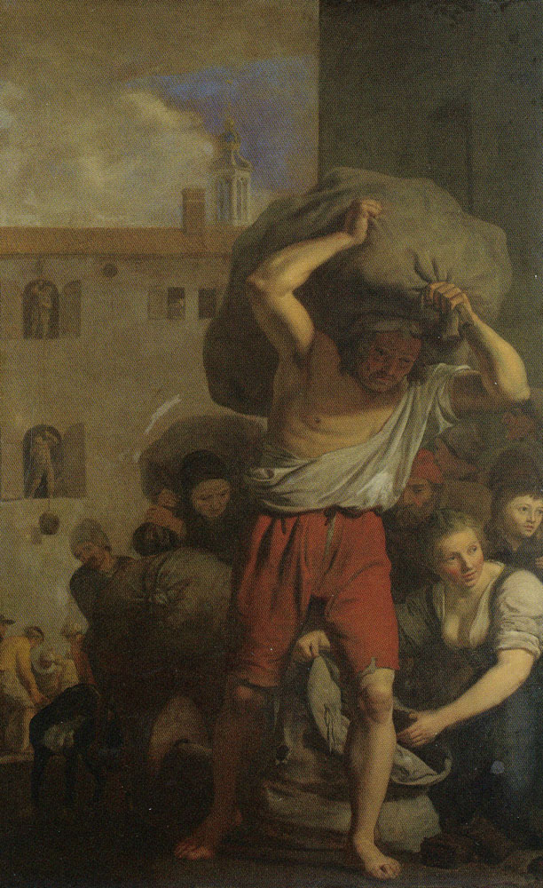 Cornelis Holsteyn - Allegory of Distributing Peat to the Poor