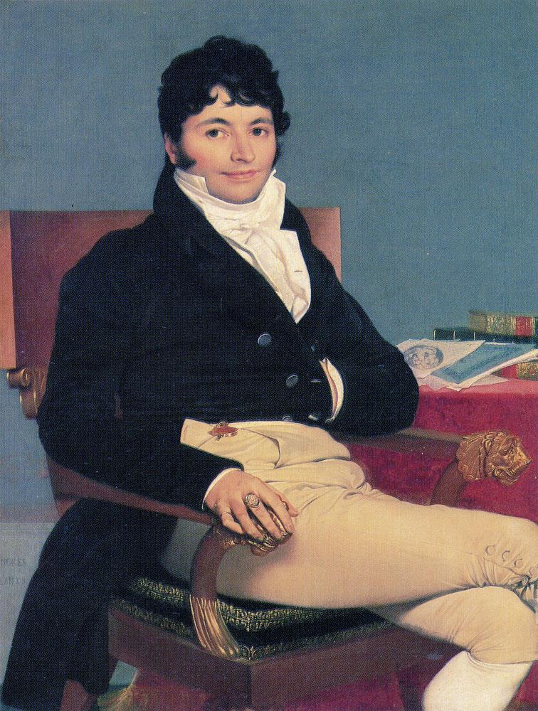 Jean Auguste Dominique Ingres - Portrait of Philbert Rivière