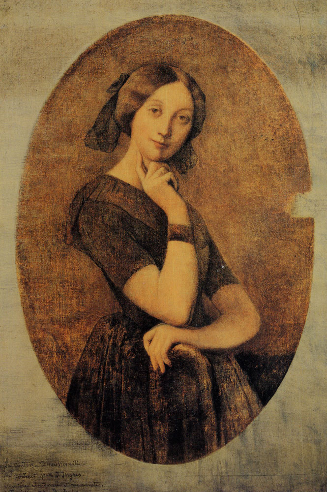 Jean Auguste Dominique Ingres - Sketch for the Comtesse d'Haussonville