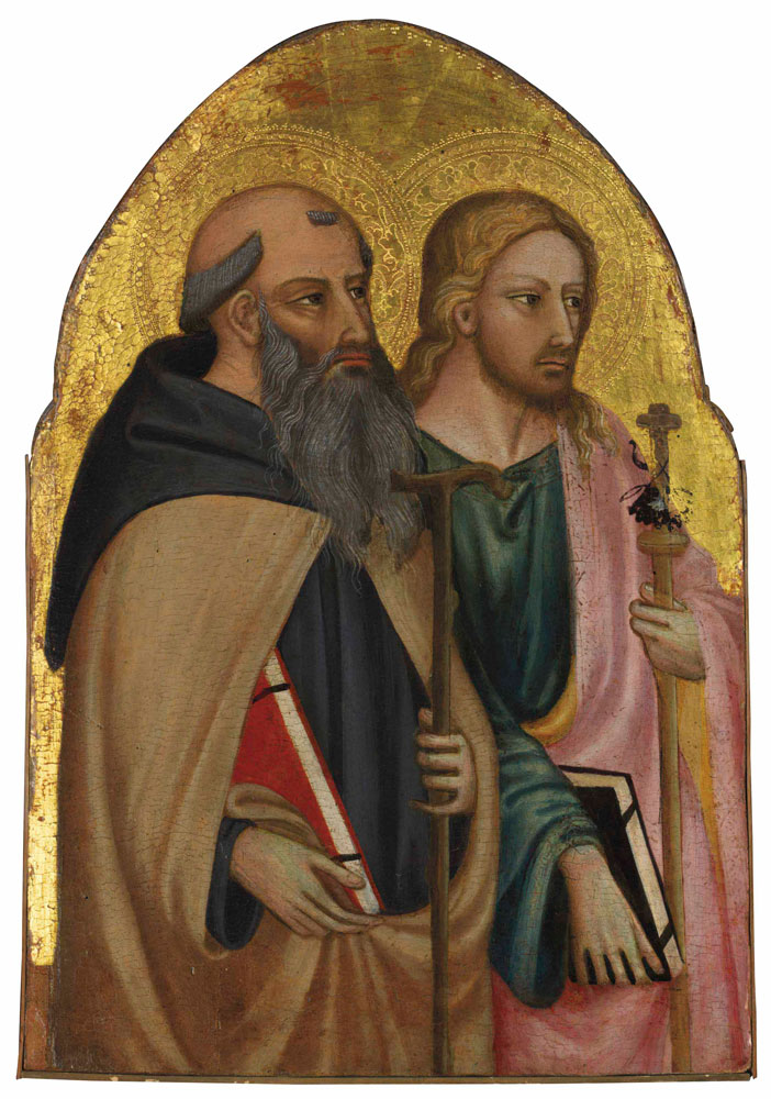 Bicci di Lorenzo - Saint Anthony Abbot and the Apostle Saint James the Greater