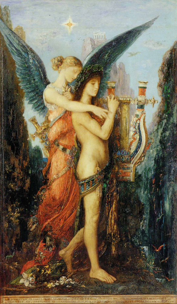 Gustave Moreau - Hesind and the Muse