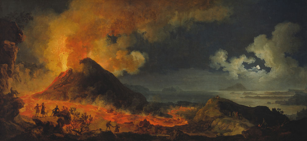 Pierre Jacques Volaire - The Eruption of Vesuvius