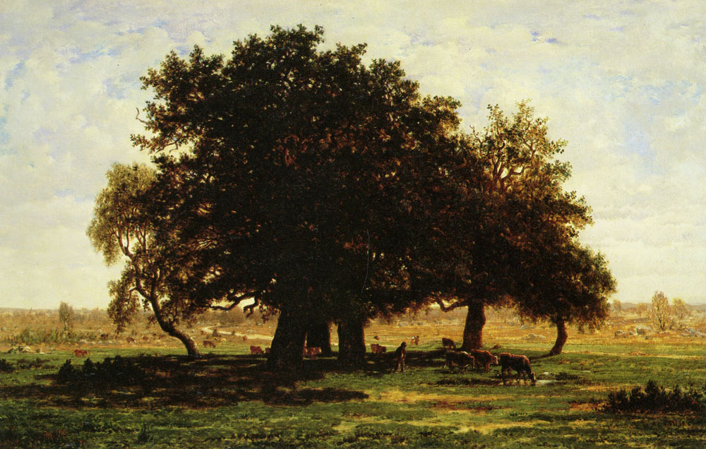 Théodore Rousseau - The Oaks of Apremont