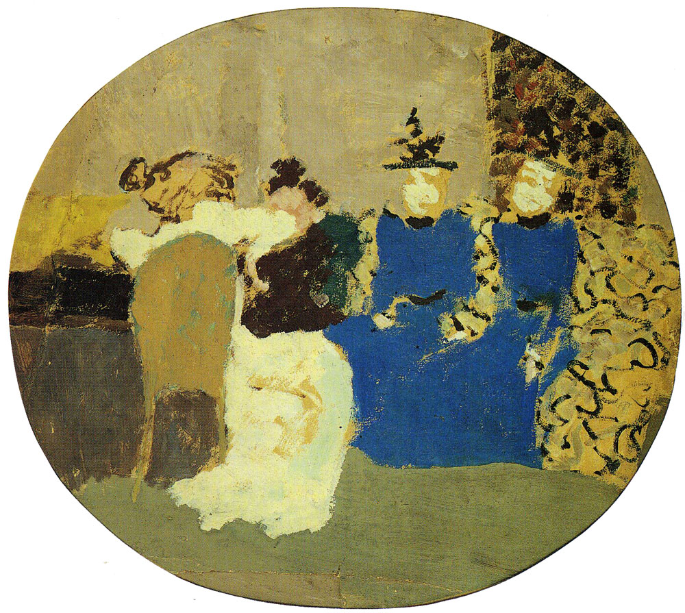 Edouard Vuillard - The Young Fornachon Ladies Visiting