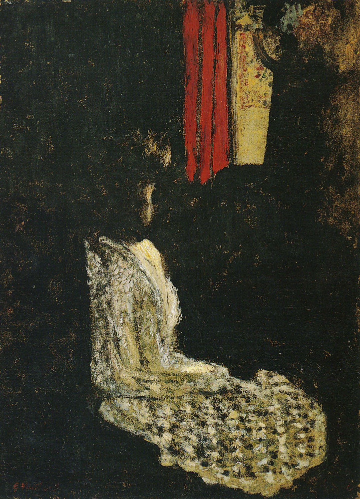 Edouard Vuillard - Woman Seated in a Dark Room