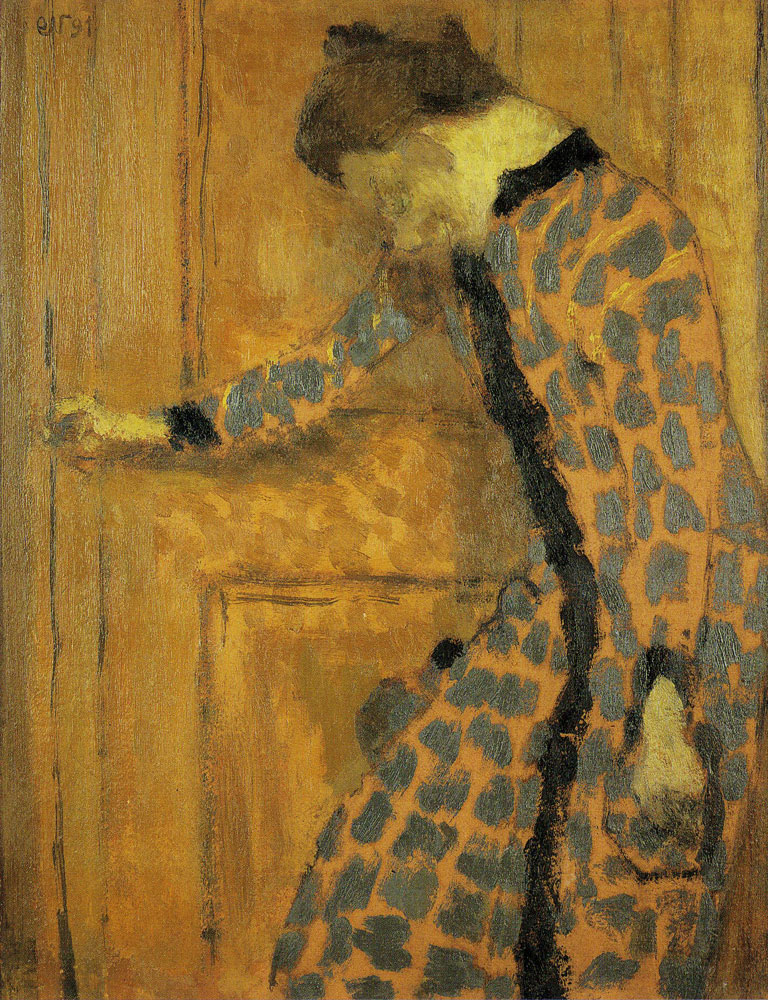 Edouard Vuillard - Young Girl, Her Hand on a Doorknob