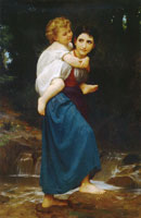 William-Adolphe Bouguereau Crossing the Ford