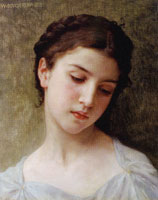 William-Adolphe Bouguereau Portrait of a Girl