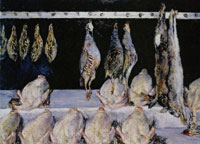 Gustave Caillebotte Chicken, Game Birds, and Hares