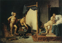 Jacques-Louis David Alexander, Apelles, and Campaspe