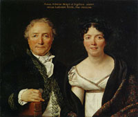 Jacques-Louis David Portrait of Antoine Mongez and His Wife, Angélique Le Vol