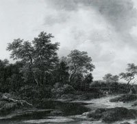 Jacob van Ruisdael - Ford in a Wood