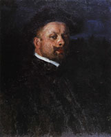 Alexej von Jawlensky Self-portrait in hat