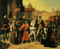 Jean Auguste Dominique Ingres The Entry into Paris of the Dauphin, Future Charles V