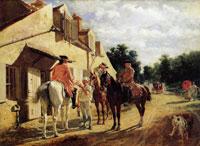 Ernest Meissonier At the Relay Station