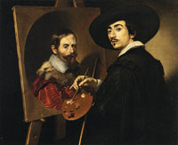 Nicolas Regnier Double Portrait of Nicolas Regnier and Vincenzo Giustiniani