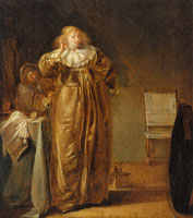 Pieter Codde - A Lady at her Toilette