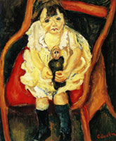 Chaim Soutine Little Girl with Doll