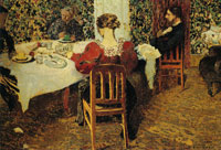 Edouard Vuillard The End of Lunch in the Vuillard Home