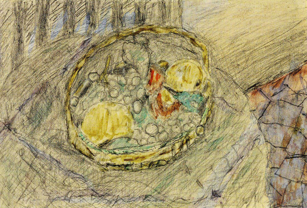 Pierre Bonnard - Untitled (Basket of Fruit)