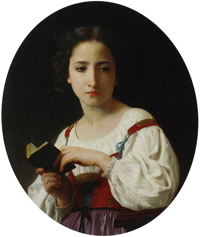 William-Adolphe Bouguereau - The Book of Hours
