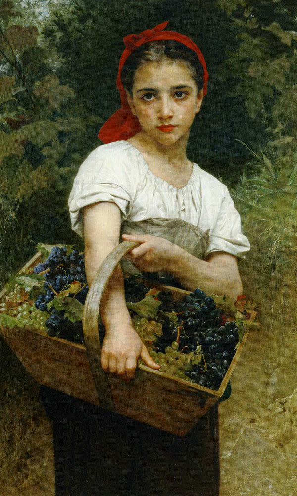 William-Adolphe Bouguereau - Grape Picker