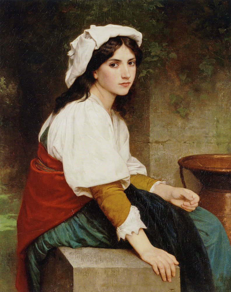 William-Adolphe Bouguereau - Italian Girl at the Fountain