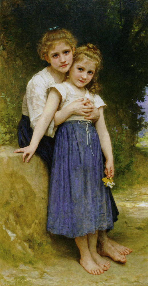 William-Adolphe Bouguereau - The Two Sisters