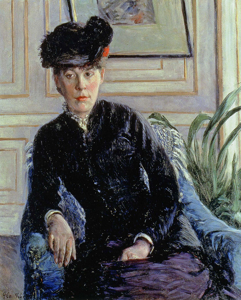 Gustave Caillebotte - Portrait of a Young Woman (Madame Hagen)