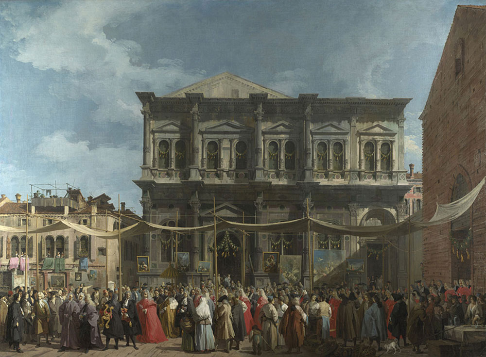 Canaletto - The Procession on the Feast Day of Saint Roch