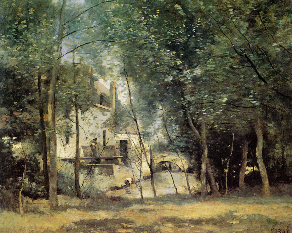 Camille Corot - The Mill of Saint-Nicolas-les-Arraz