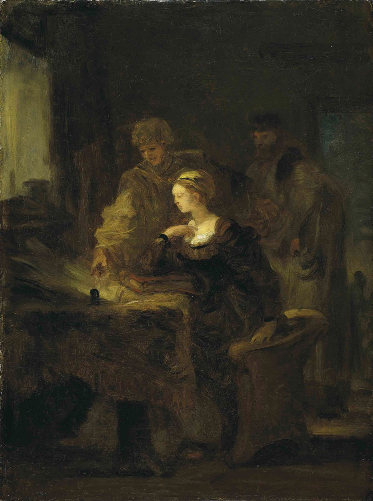 Jean-Honoré Fragonard - The Abdication of Mary, Queen of Scots