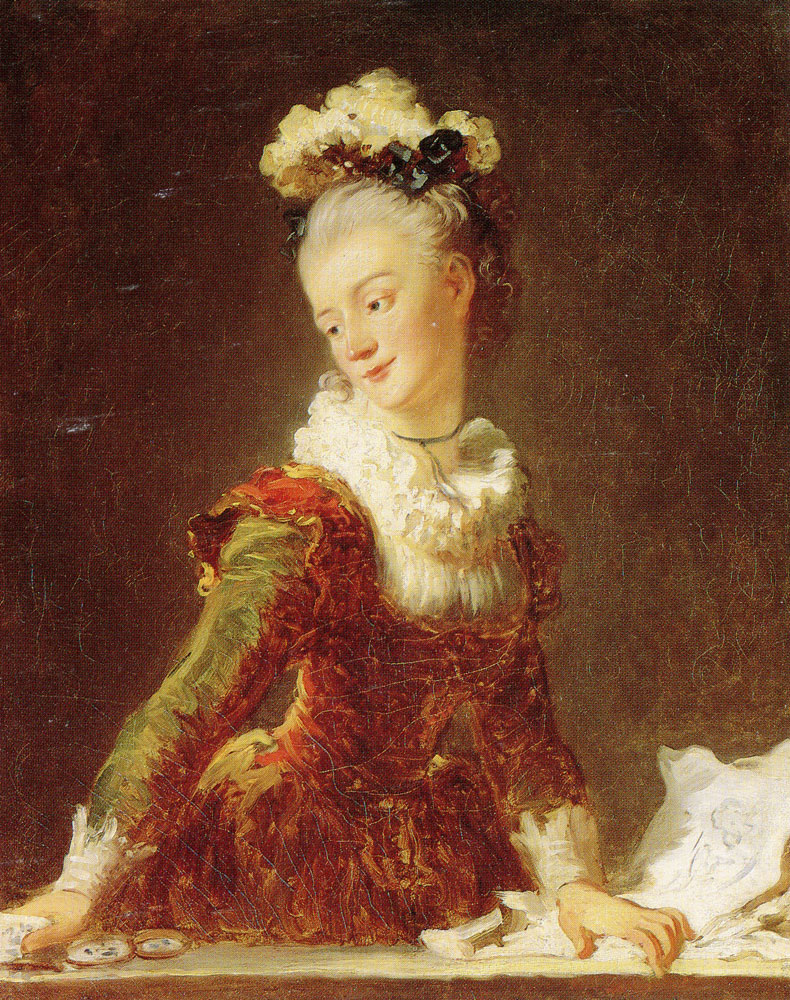 Jean-Honoré Fragonard - Portrait of Marie-Madeleine Guimard