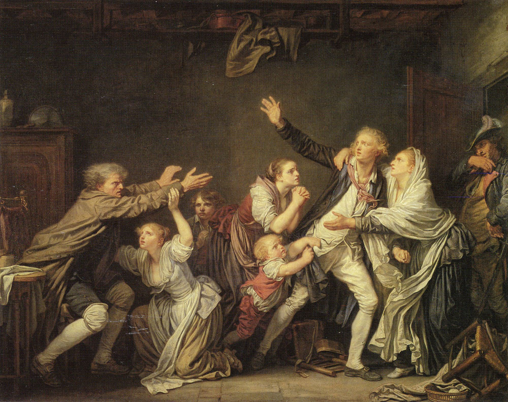 Jean-Baptiste Greuze - The Father's Curse