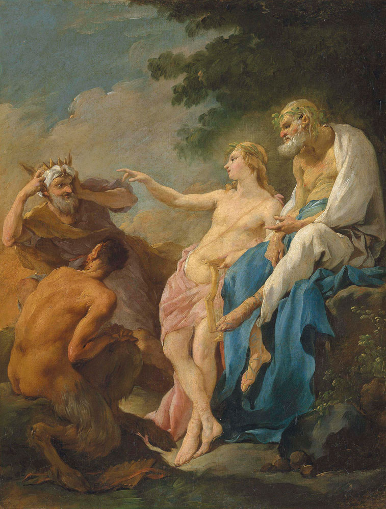 Noël Hallé - Apollo and Midas