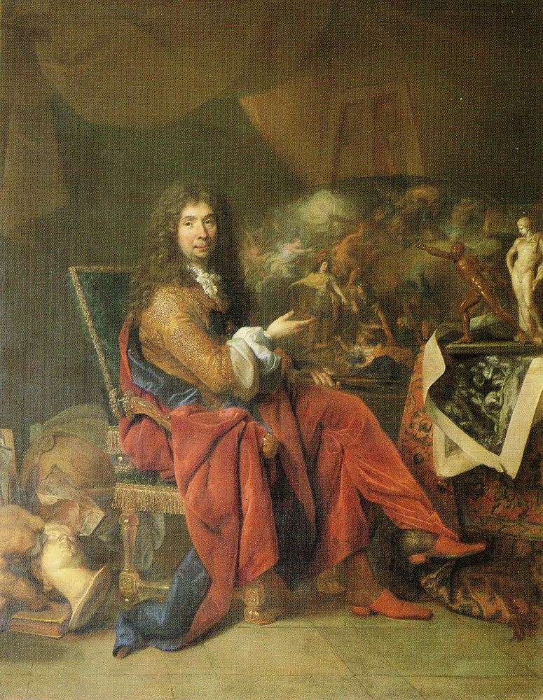Nicolas de Largilliere - Portrait of Charles Le Brun