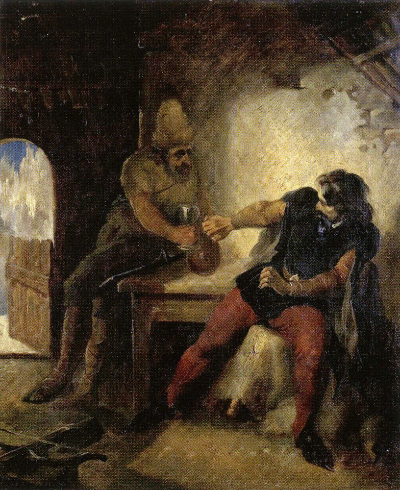 Ford Madox Brown - Manfred in the Chamois Hunter's Hut