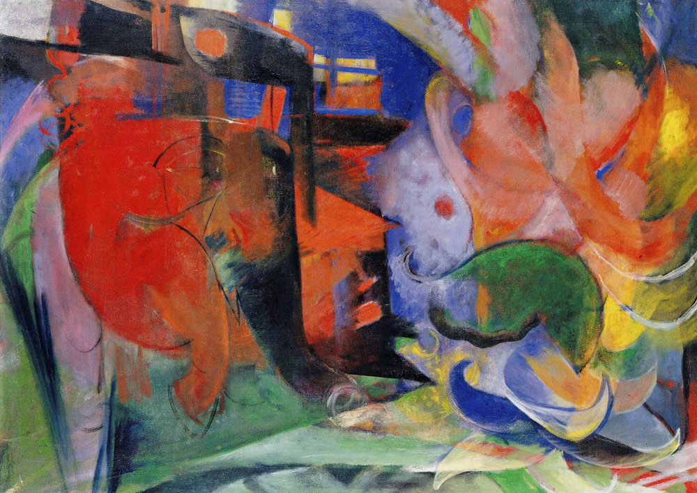 Franz Marc - Abstract Forms II