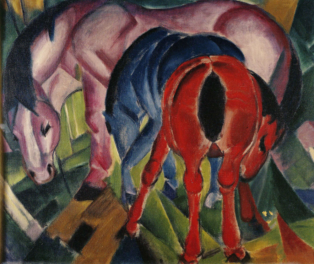 Franz Marc - Mare with Foals
