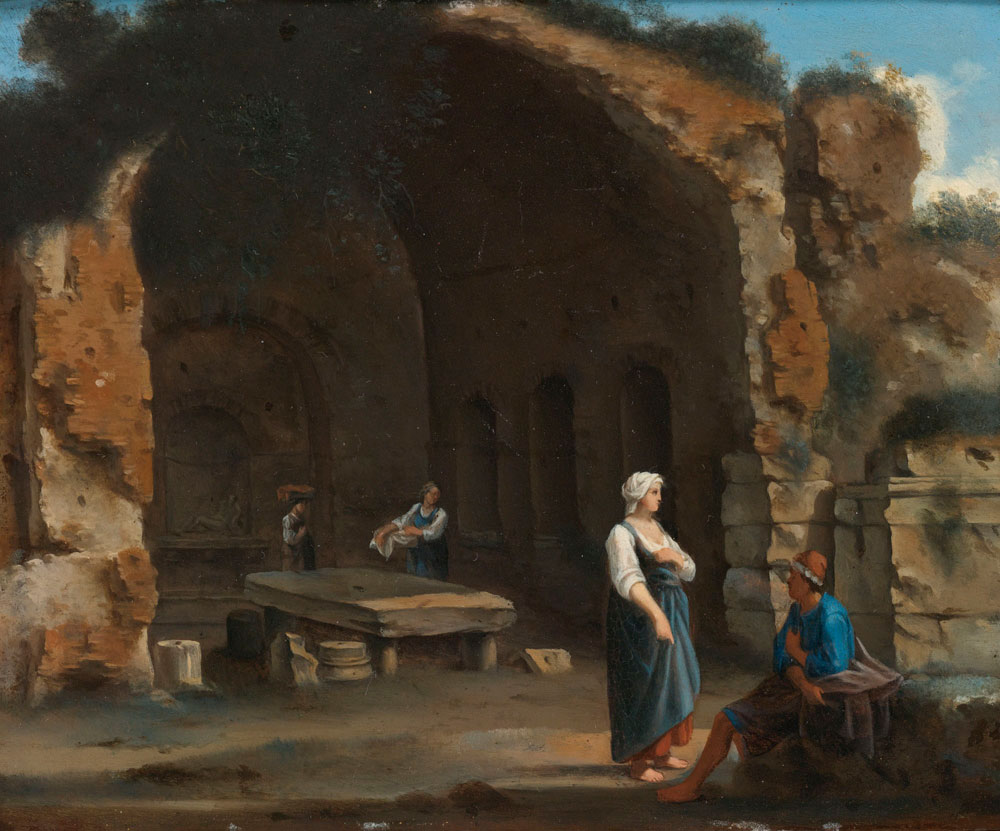 Warnard van Ryssen - Figures at the Cave of Egeria