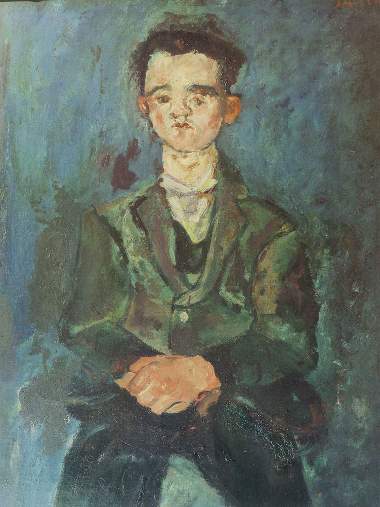 Chaim Soutine - Portrait of a Boy in Blue