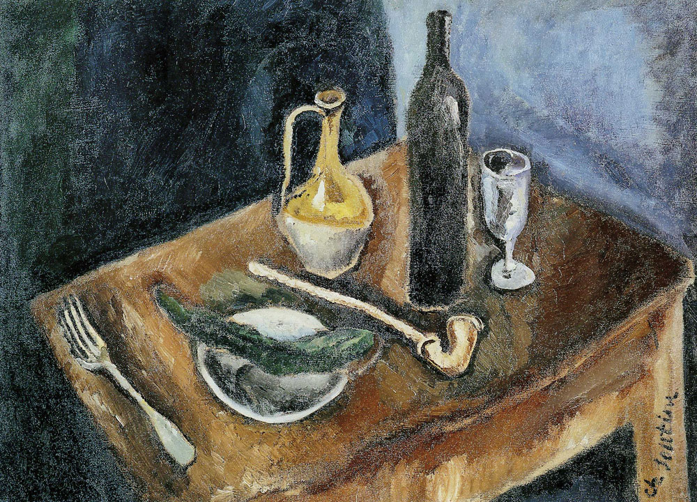 Chaim Soutine - Still Life with Pipe