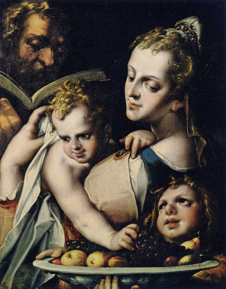 Bartholomeus Spranger - The Holy Family with Infant Saint John the Baptist