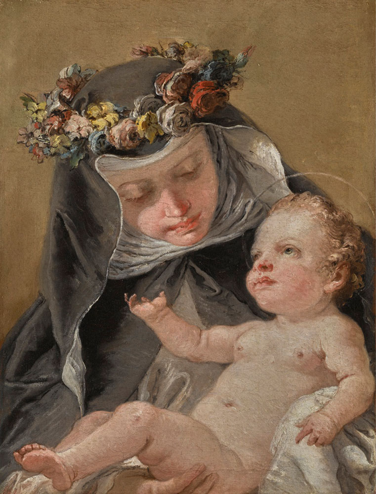 Giovanni Domenico Tiepolo - Saint Rose of Lima