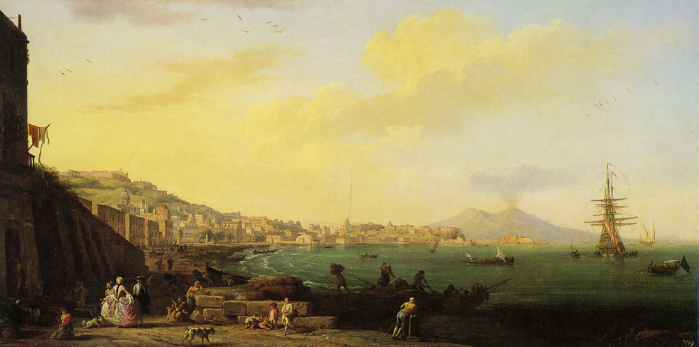 Claude-Joseph Vernet - View of Naples and Vesuvius