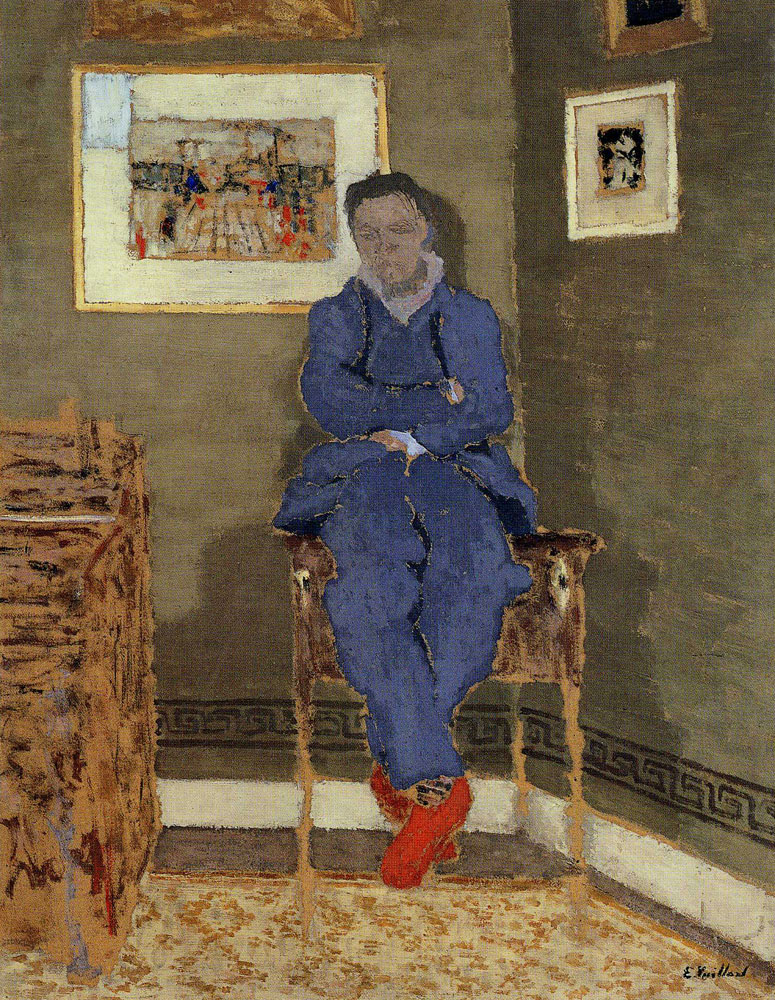Edouard Vuillard - Félix Valloton in His Studio